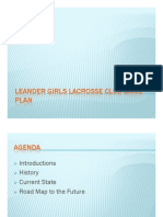 Leander Girls Lacrosse Club Game Plan
