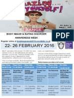22-26 FEBRUARY 2016: Body Image & Eating Disorder Awareness Week
