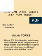 Topsis Dan Entropy