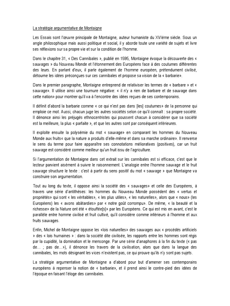 Michel de montaigne essays sparknotes picture
