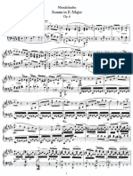 Mendelssohn - Piano Sonata No 1 in E, Op 6