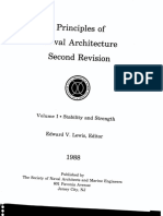 Principles of Naval Architecture - Volume I. Stability and Strength