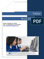 Word 2003 Tablas