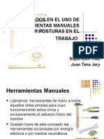 Cuidados en El Uso de Herramientas Manuales y Posturas en El Trabajo