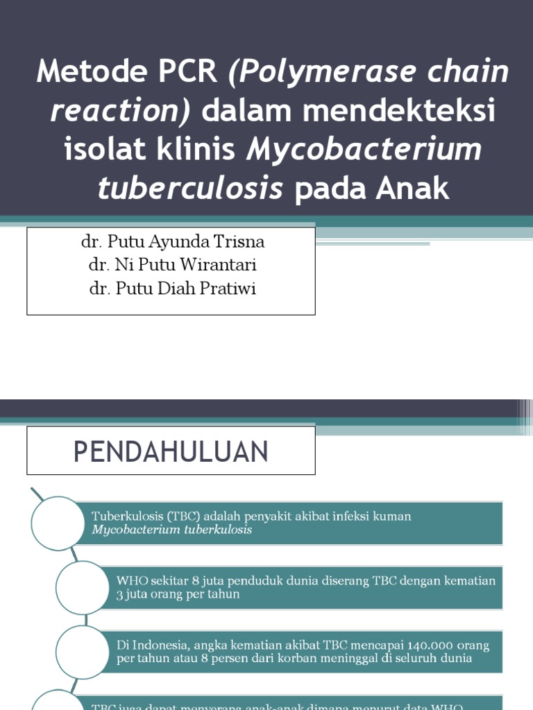 Metode PCR (Polymerase Chain Reaction) - 1 | PDF | Sains & Matematika
