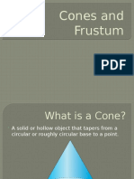 cones and frustum slides