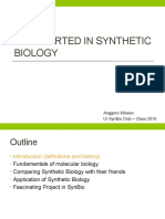 Get Started in Synthetic Biology: Anggoro Wiseso Ui Synbio Club - Class 2015