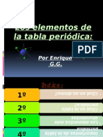 Los Elementos de La Tabla Periódica