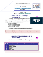 Sub Clasa 9 gEconomic-comert