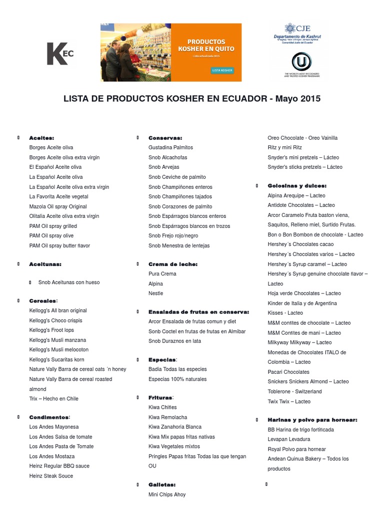 lista-de-productos-kosher-en-ecuador-pdf-ingredientes-de-comida