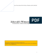 Jehovah's Witnesses: Excommunication, A Violation of Human Rights