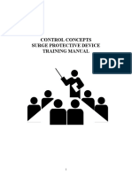 Control Concepts Surge Protective Device Training Manual