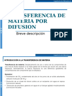 Transferencia de Masa Por Difusion