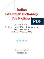 Indian Grammar Dictionary For N Dialect