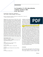 Timing and Formation of Porphyry Cu-Mo Mineralization in The Chuquicamata District