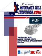 Proposal Kegiatan Mechanic's Skill Competition 2016