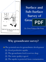 Groundwater Survey Methods
