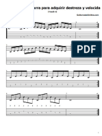 Ejercicios de Guitarra para Adquirir Destreza y Velocidad