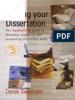 Writing Your Dissertation How to Plan, Prepare and Present Successful Work