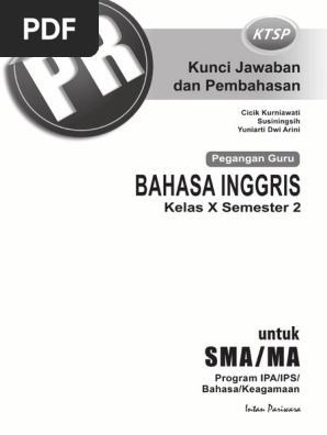 01 Kunci Jawaban Pr Inggris 10b 2015 Ktsp