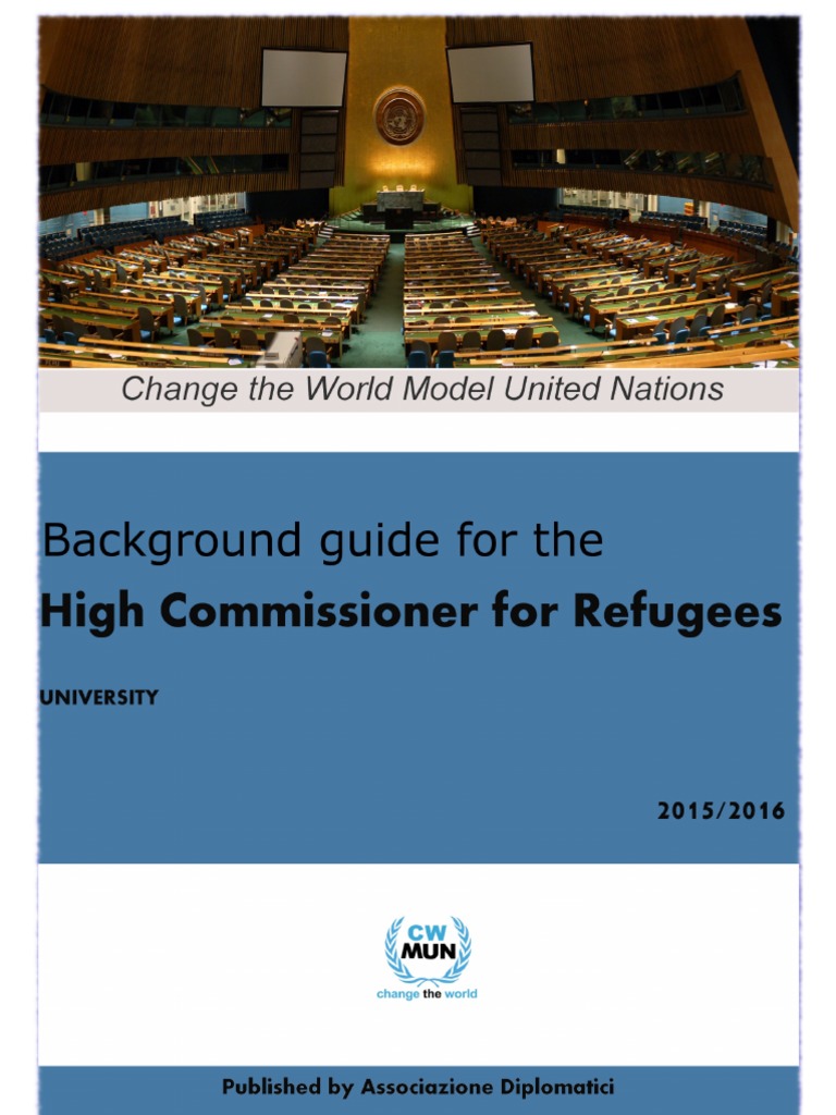UNHCR Background guide Rotaract MUN Change the World New York Mass