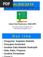 Download Analisis Data Statistik Deskriptif 1 by abd hadi kadarusno SN29935991 doc pdf