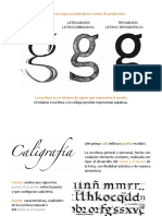01 Caligrafía, lettering y tipografía