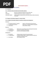 Information Systems Form 5