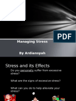Managing Stress by Ardiansyah