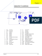 Jumper and Connector Locations: Top View