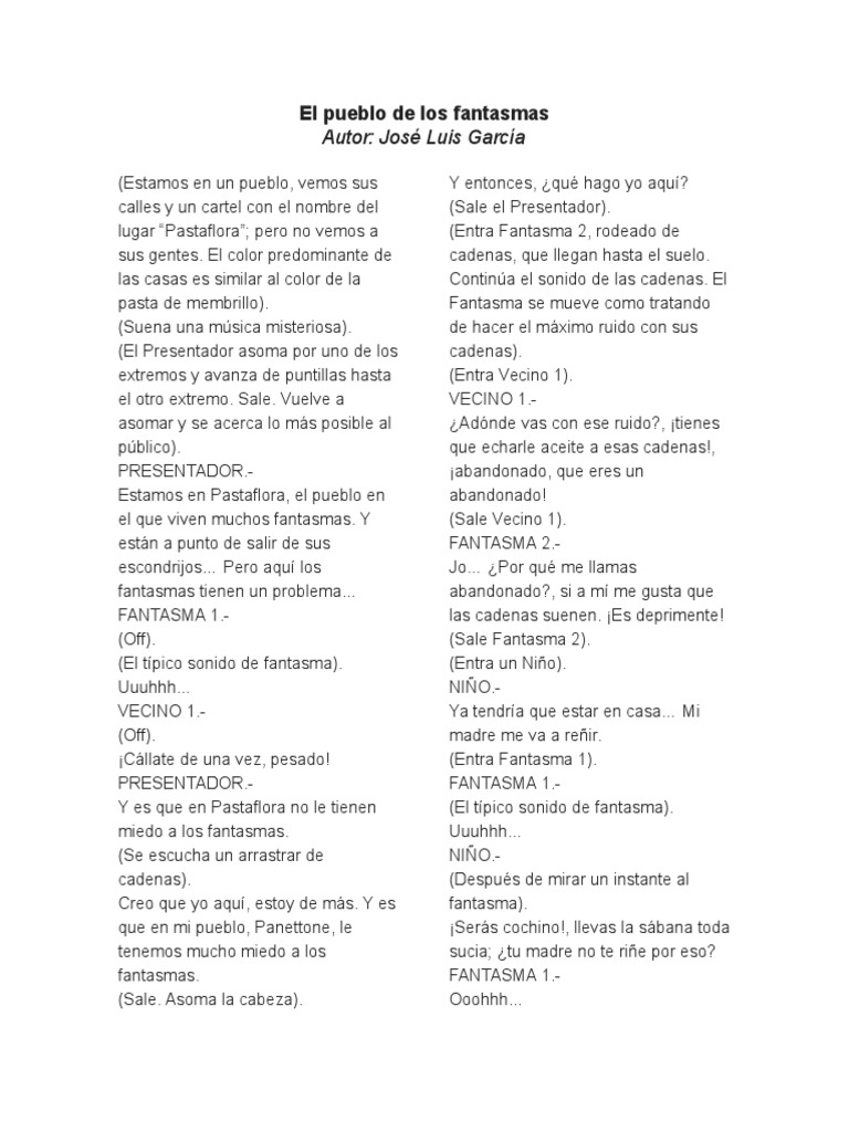 El Pueblo de Los Fantasmas | PDF | Ocio
