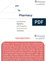 Carrers in Pharmacy