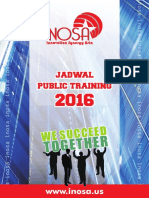 Jadwal Public Training 2016