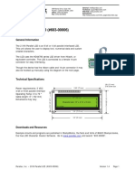 2x16 Parallel LCD Documentation V1.4