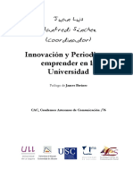 Innovación y Periodismo. Emprender en La Universidad - Juan Luis Manfredi Cord.