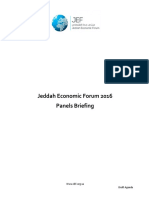 Jeddah Economic Forum 2016 Panels With Timing