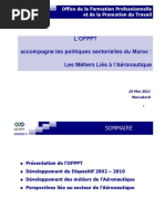 L’OFPPT Accompagne Les Politiques Sectorielles Du Maroc - Les Métiers Liés à l’Aéronautique