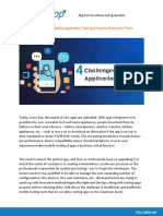 4 Top Challenges of Mobile Application Testing & How To Overcome Them