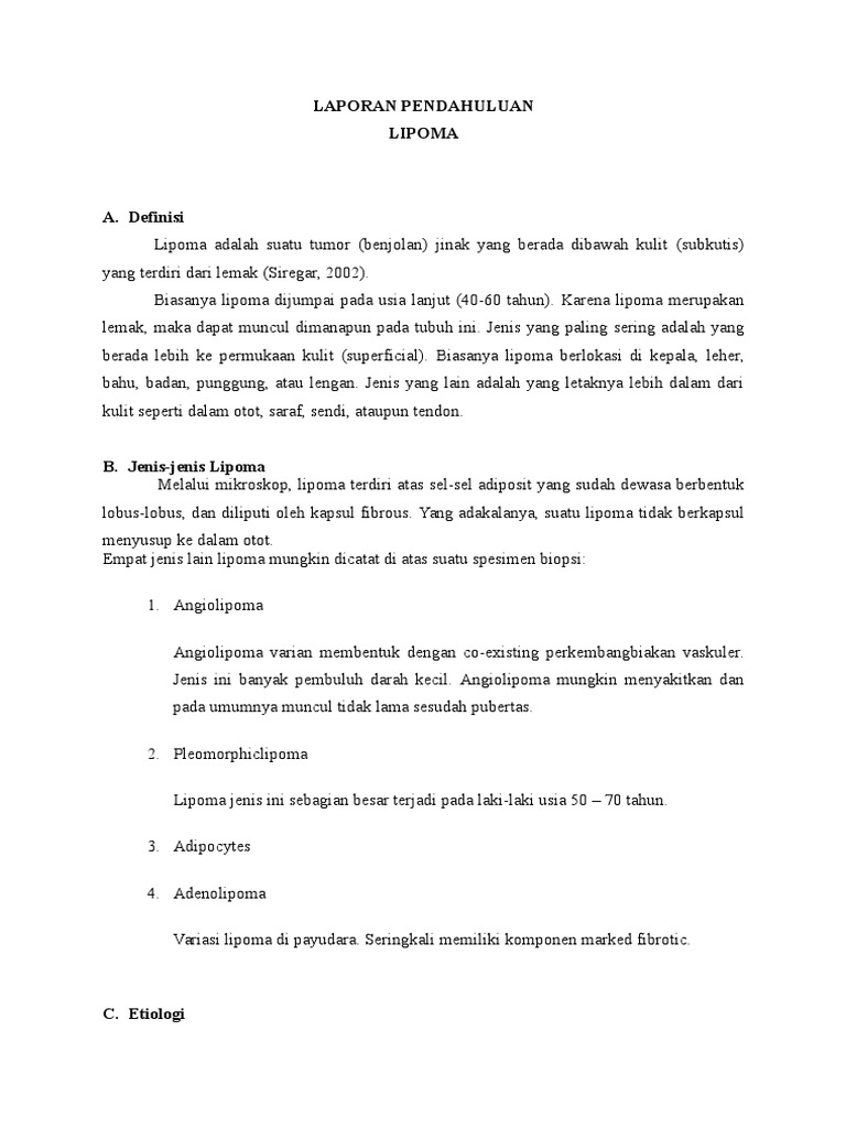 Lp Lipoma Docx
