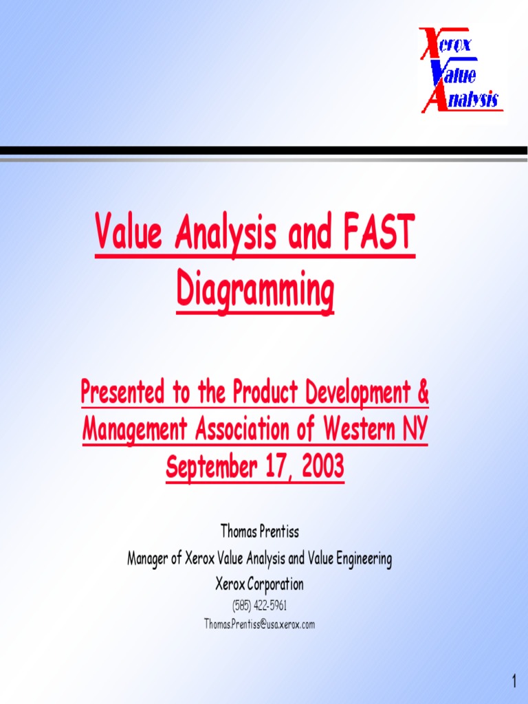 Value Engineering at Xerox | PDF | System | Specification (Technical ...