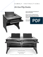ILid Multi Use Flip Desks Assembly Instruction