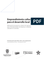 Emprendimiento Cultural para El Desarrollo Local