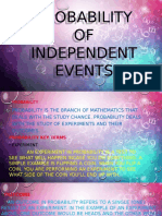 Probability of Independent Events