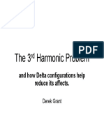 Harmonics in Three Phase Delta System