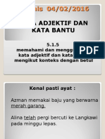 5.1.5 Kata Adjektif Dan Kata Bantu