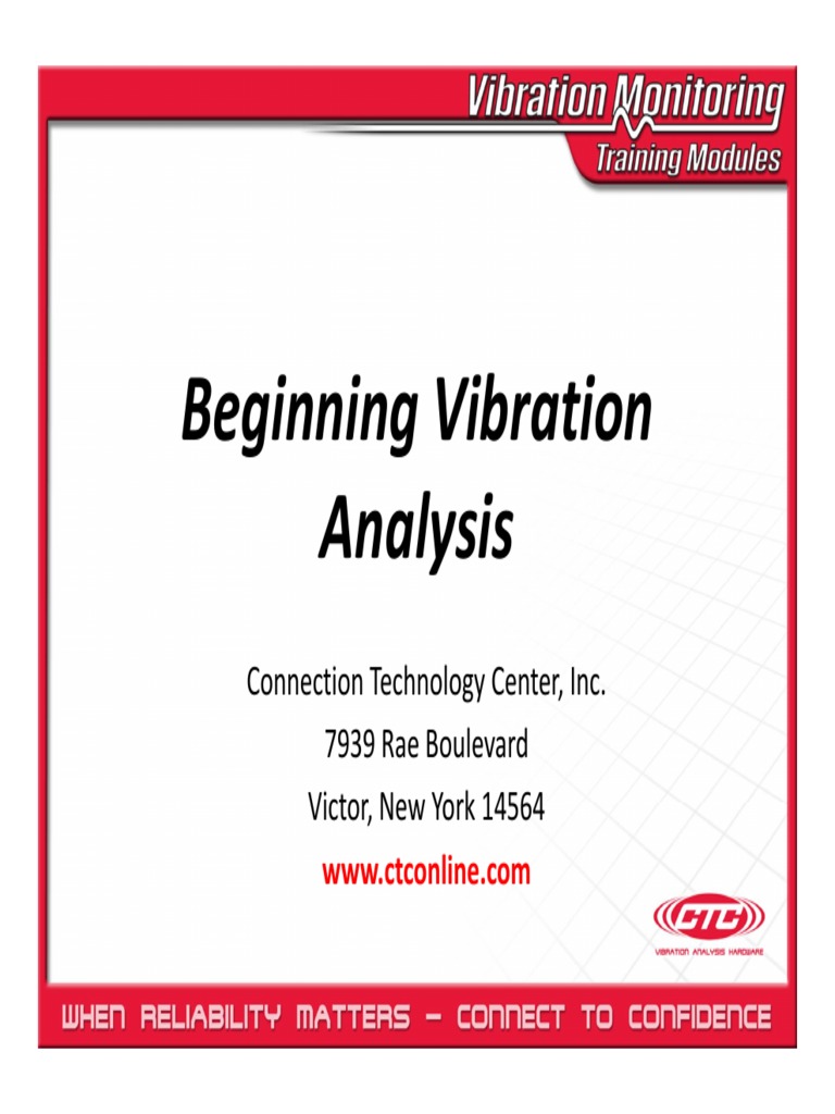 Intro to Vibration Analysis Basics | PDF | Bearing (Mechanical) | Amplitude