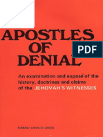 Apostles of Denial by Edmond Charles Gruss, 1970