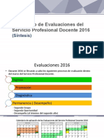 calendario de evaluaciones 2016 INEE