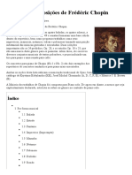 Lista Das Composições de Frédéric Chopin - Wikipédia, A Enciclopédia Livre