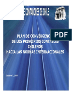 Plan de Convergencia de Los Principios Contables Chilenos Hacia La Normativa Internacionales